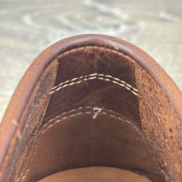 Tod’s Slip On Brown Leather Men’s Sz 7 Vibram Sole Penny Loafers - Picture 6 of 16